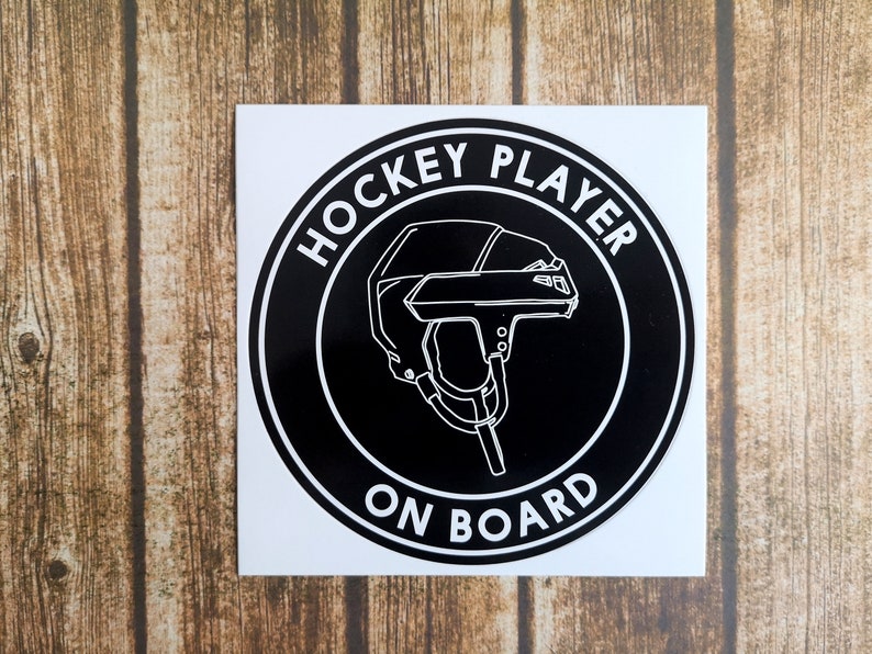 Hockey Bumper Sticker Etsy