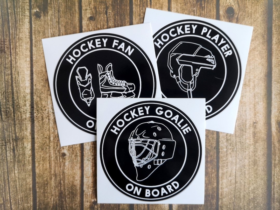 Hockey Bumper Sticker Etsy
