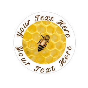 Honey Labels Honey stickers custom stickers custom labels honey shop labels packaging supplies fit canning jar lids canning jar stickers