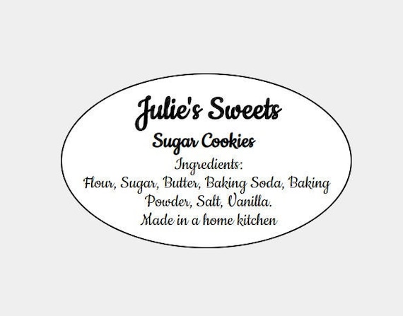 Ingredient Labels - Etsy