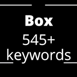 Box keywords list for instant download