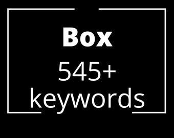 Lista de palabras clave del cuadro para descarga instantánea