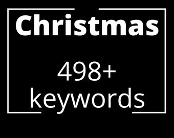 Palabras clave de Navidad, lista de palabras clave de Navidad