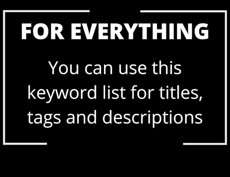T-shirt Keywords List for Instant Download - Etsy