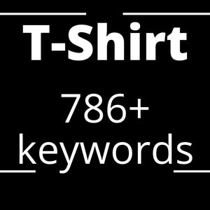 T-Shirt keywords list for instant download