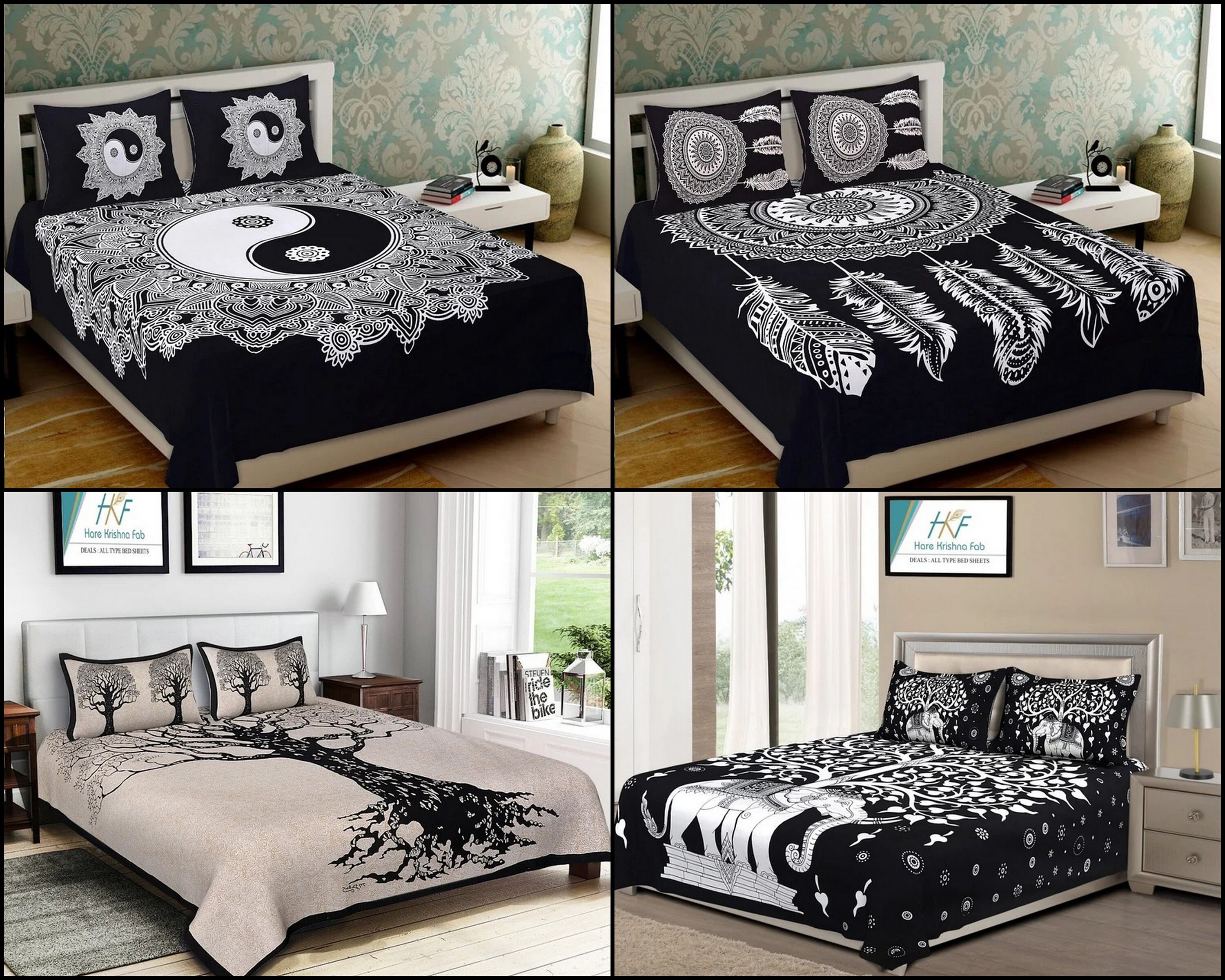 Tai Chi Bedding Set Yin and Yang 220 Duvet Cover Comforter Cover Set King Queen  cobertores de cama 90/135/150 Single Double Beds - AliExpress