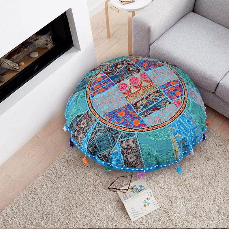 All Size of Round Cushion Covers Floor Decorative Vintage Etsy Australia