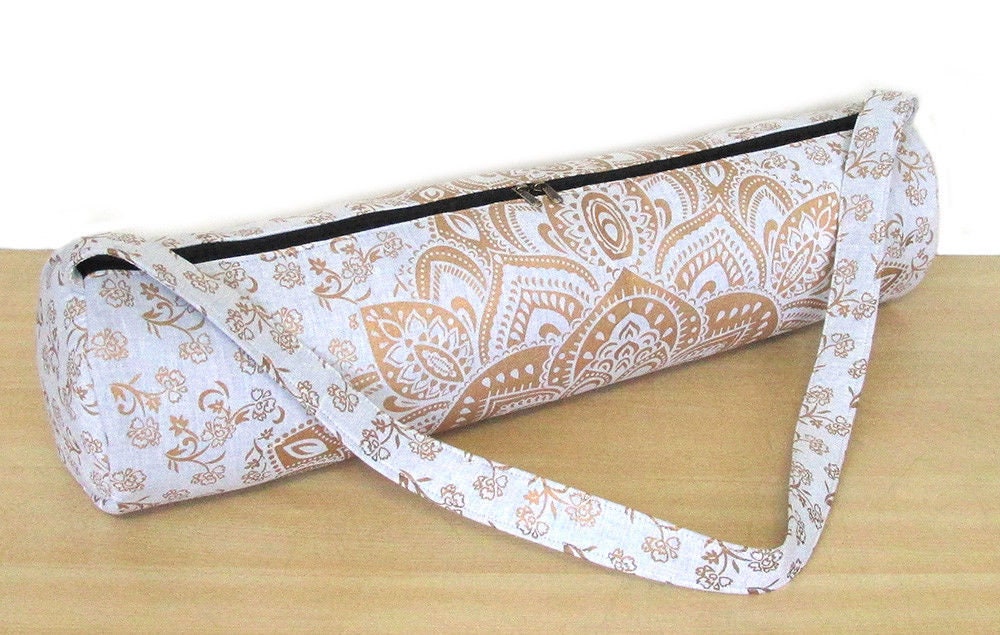 New Indian Cotton Kantha Stitch Floral Yoga Mat Carrier Bags with Shoulder  Strap at Rs 350/piece, Yoga Mat Bag in Jaipur