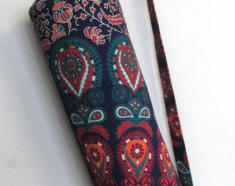 Details about / Indian Handmade Tie Dye Yellow Zodiac Yoga Mat Carrier Bag With Shoulder Strap
