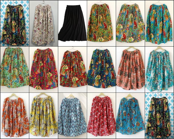 Cotton Ladies Indian Long Skirt, Size: Free at Rs 110/piece in Mumbai | ID:  22999973491