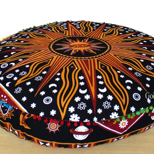 35 Large Round Cushion Cover Decorative Large Round Etsy