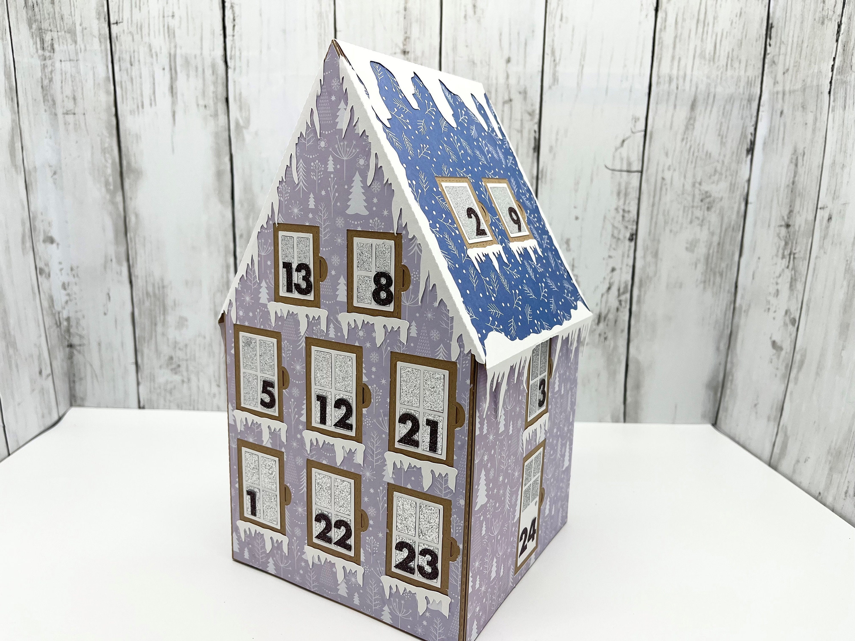 SVG Advent Calendar House Incl. Video Tutorial Plotter File - Etsy UK