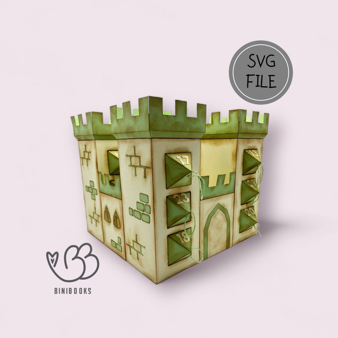 SVG Advent Calendar Knight's Castle Including Video Instructions ...