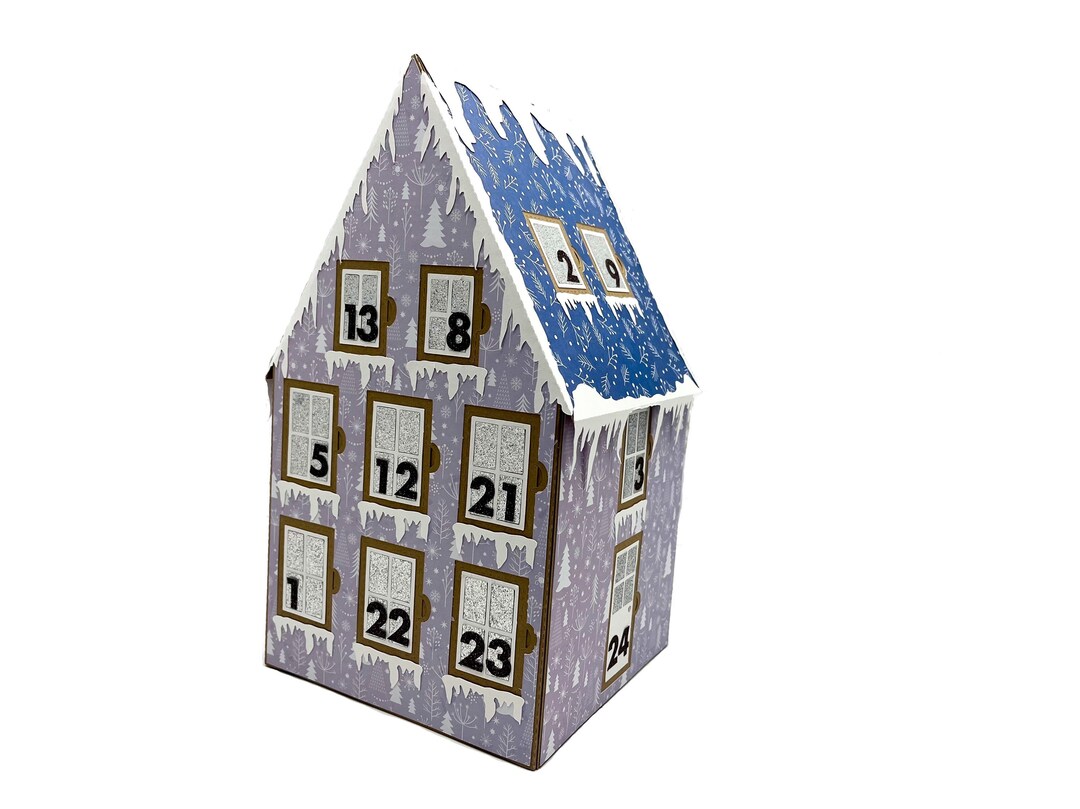 SVG Advent Calendar House Incl. Video Tutorial Plotter File - Etsy UK