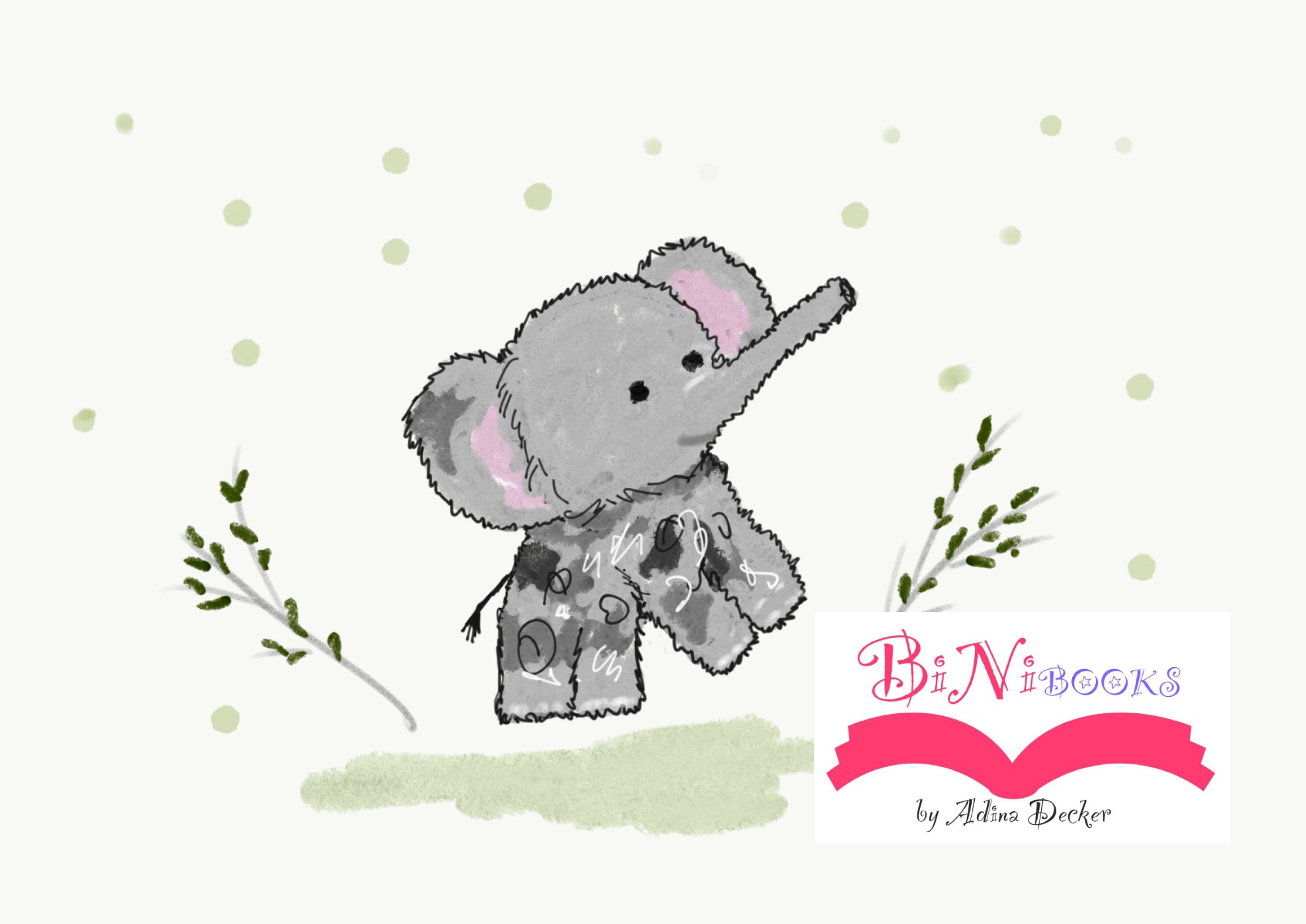 Kinderbild Elefant A4 - Etsy 日本