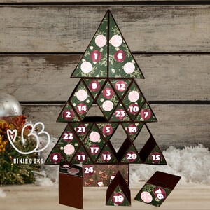 Advent Calendar Tree SVG File, Plotter File, SVG Cutting File ...