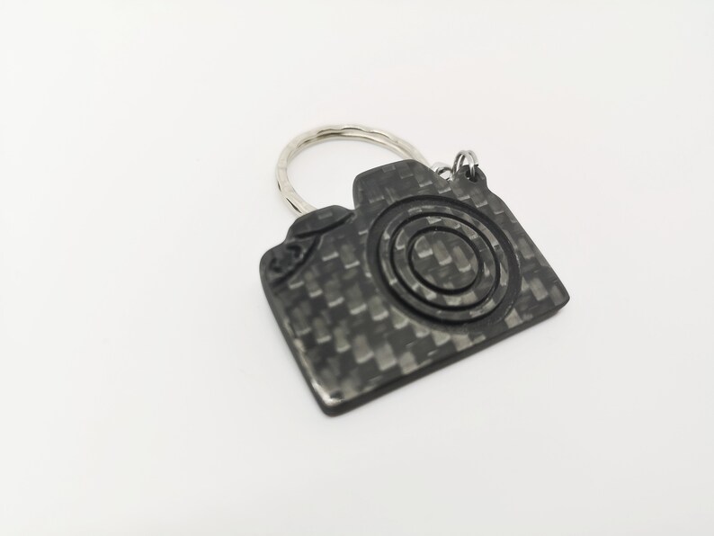 Camera Canon Nikon Mirrorless Keychain / Keyring Carbon Fiber Etsy