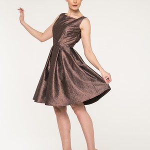 Dress VIOLETTA inspired by 1950s fashion image 4