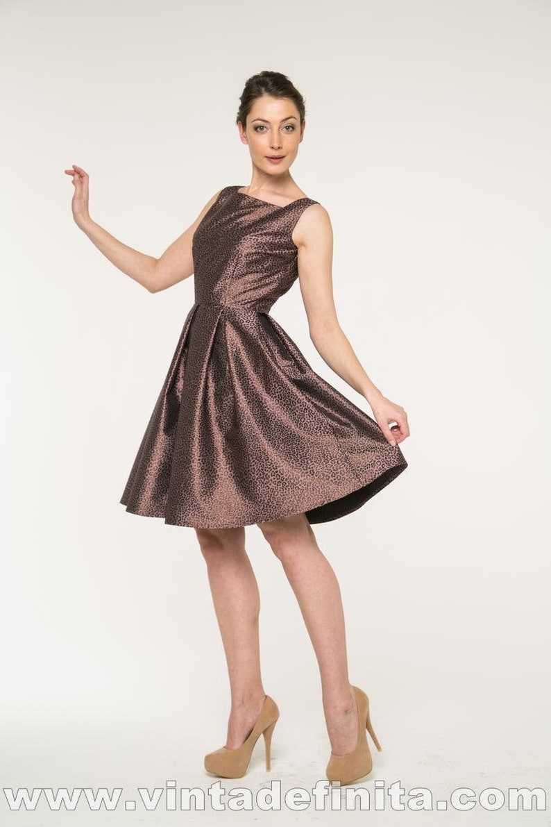 Dress VIOLETTA inspired by 1950s fashion image 4