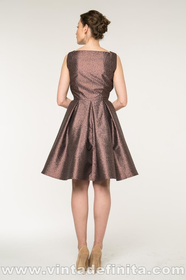 Dress VIOLETTA inspired by 1950s fashion image 9