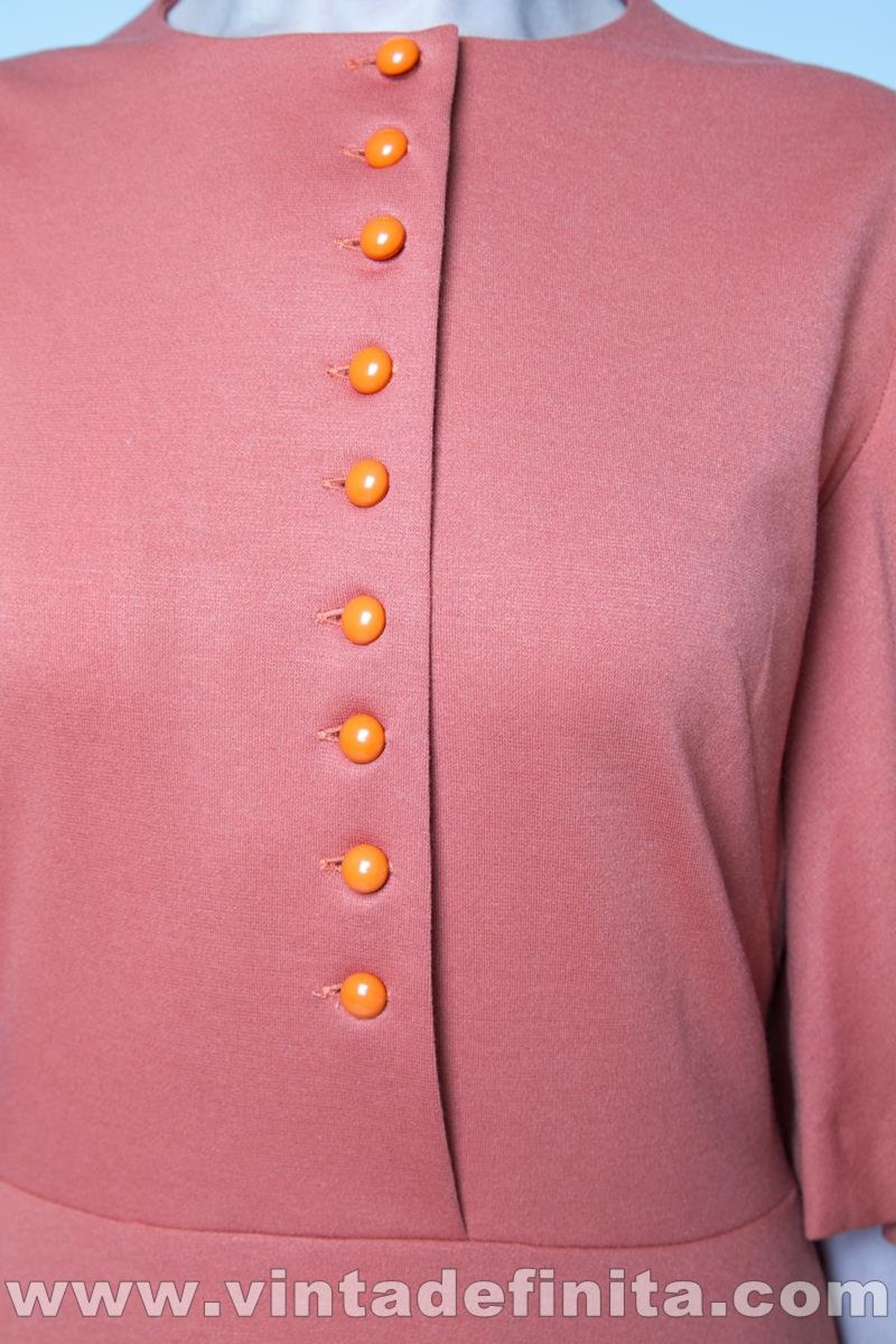 Isabella Elegant Button Dress