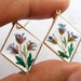 see more listings in the Real flower earrings section