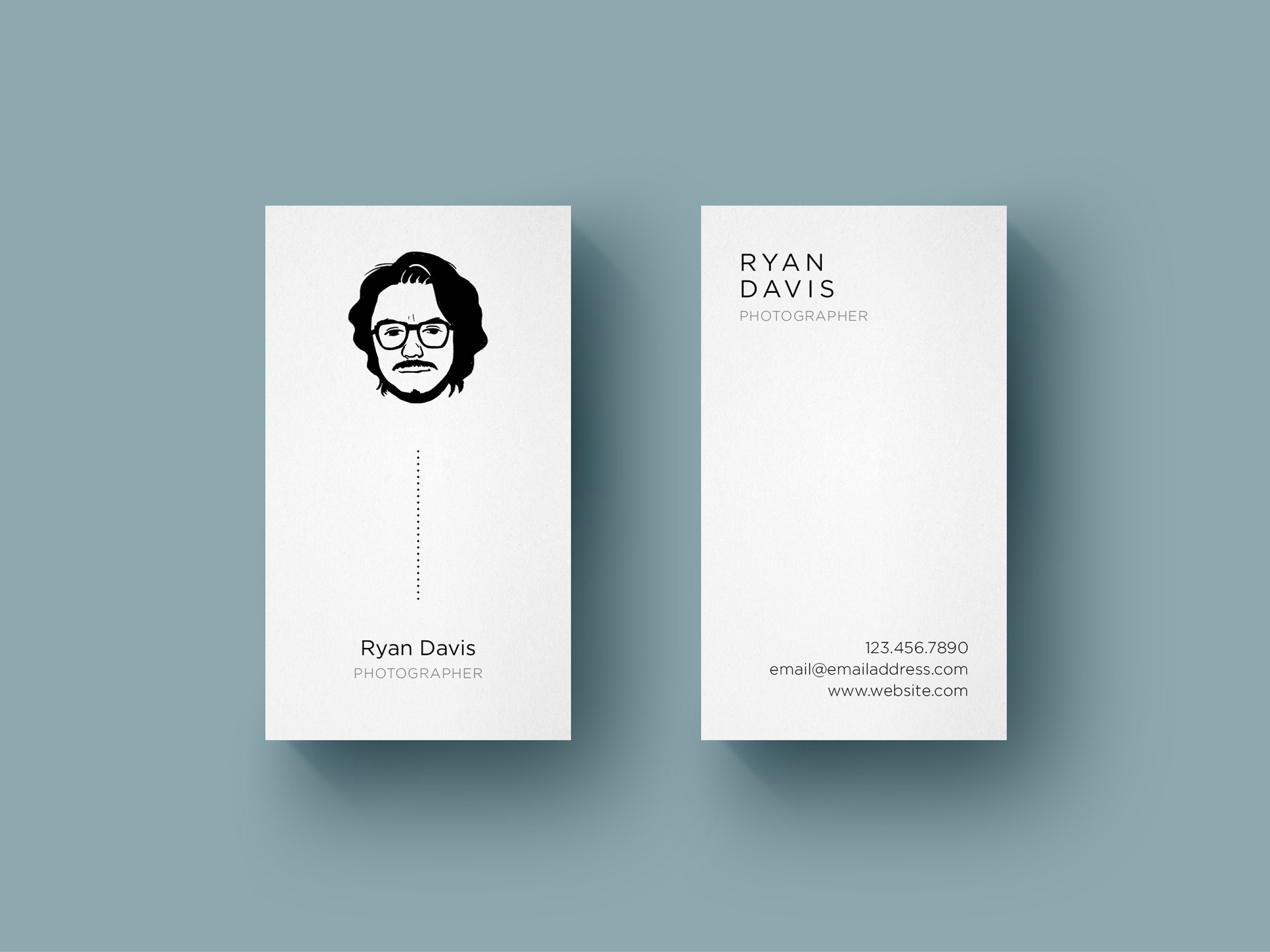 Custom Portrait Business Cards Vertical Digital File Only Etsy 20-best-modern-business-card-templates-2020-word-psd-design-shack