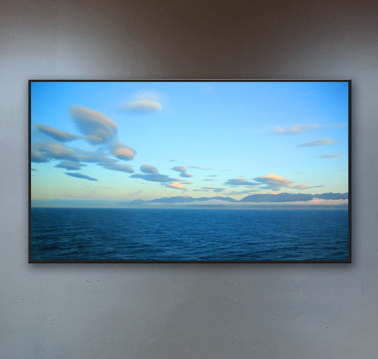 Samsung Frame TV Art Clouds Sea and Sunset Samsung Art TV Etsy