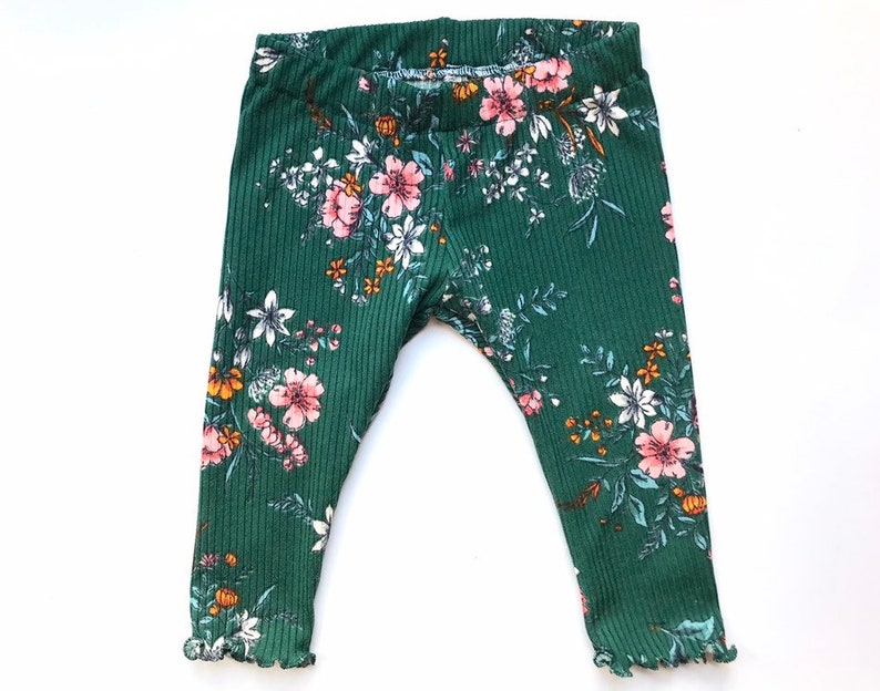 floral baby pants