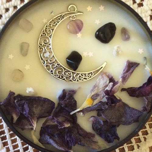 Full Moon Candle/full Moon Ritual/moon Spell/manifestation Etsy