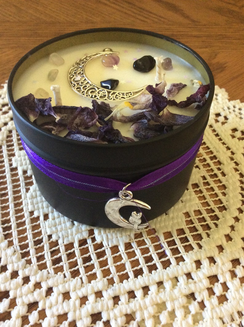 Full Moon Candle/full Moon Ritual/moon Spell/manifestation Etsy
