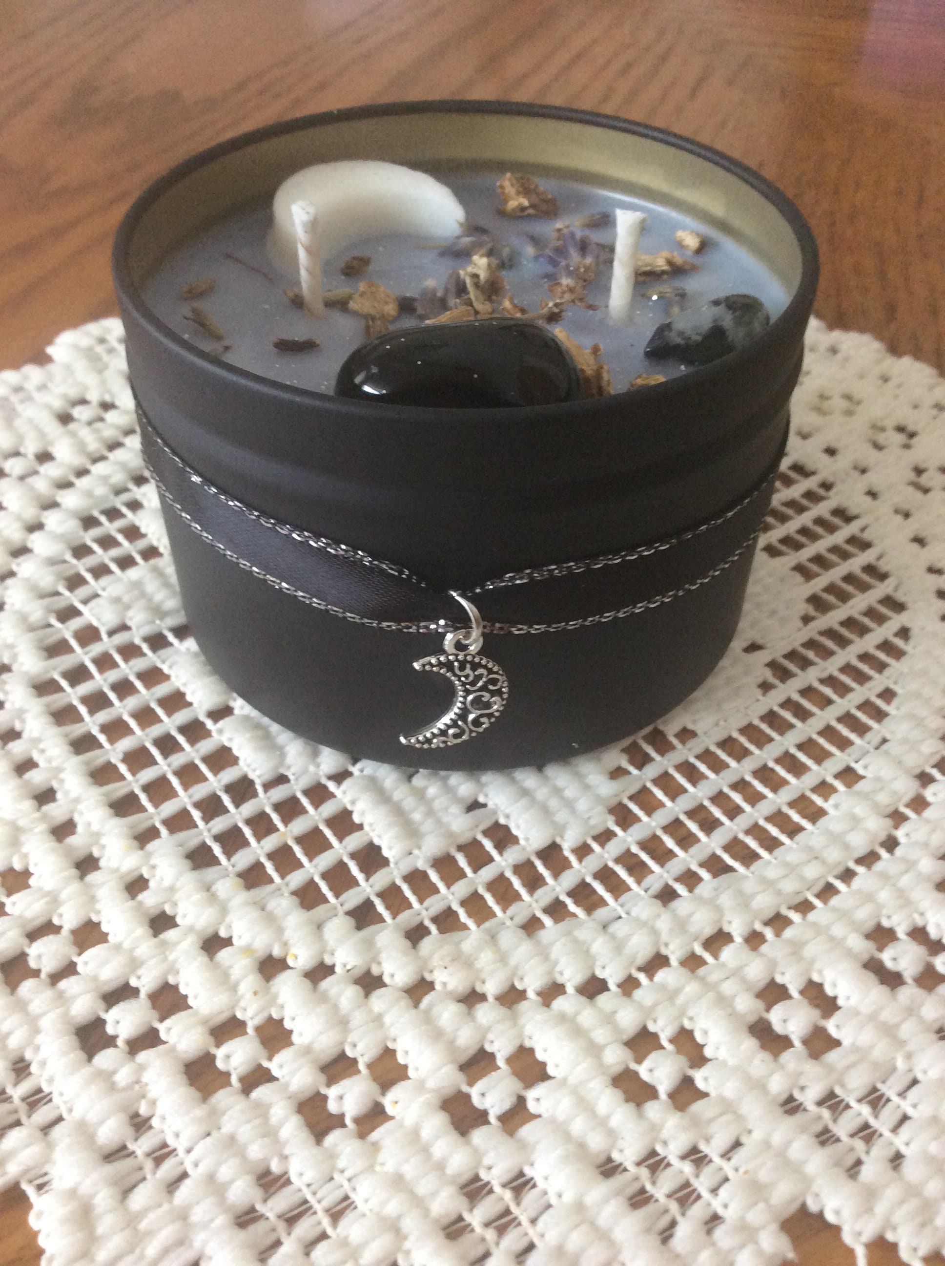 New Moon Manifesting Candle New Moon Candle Intention Etsy