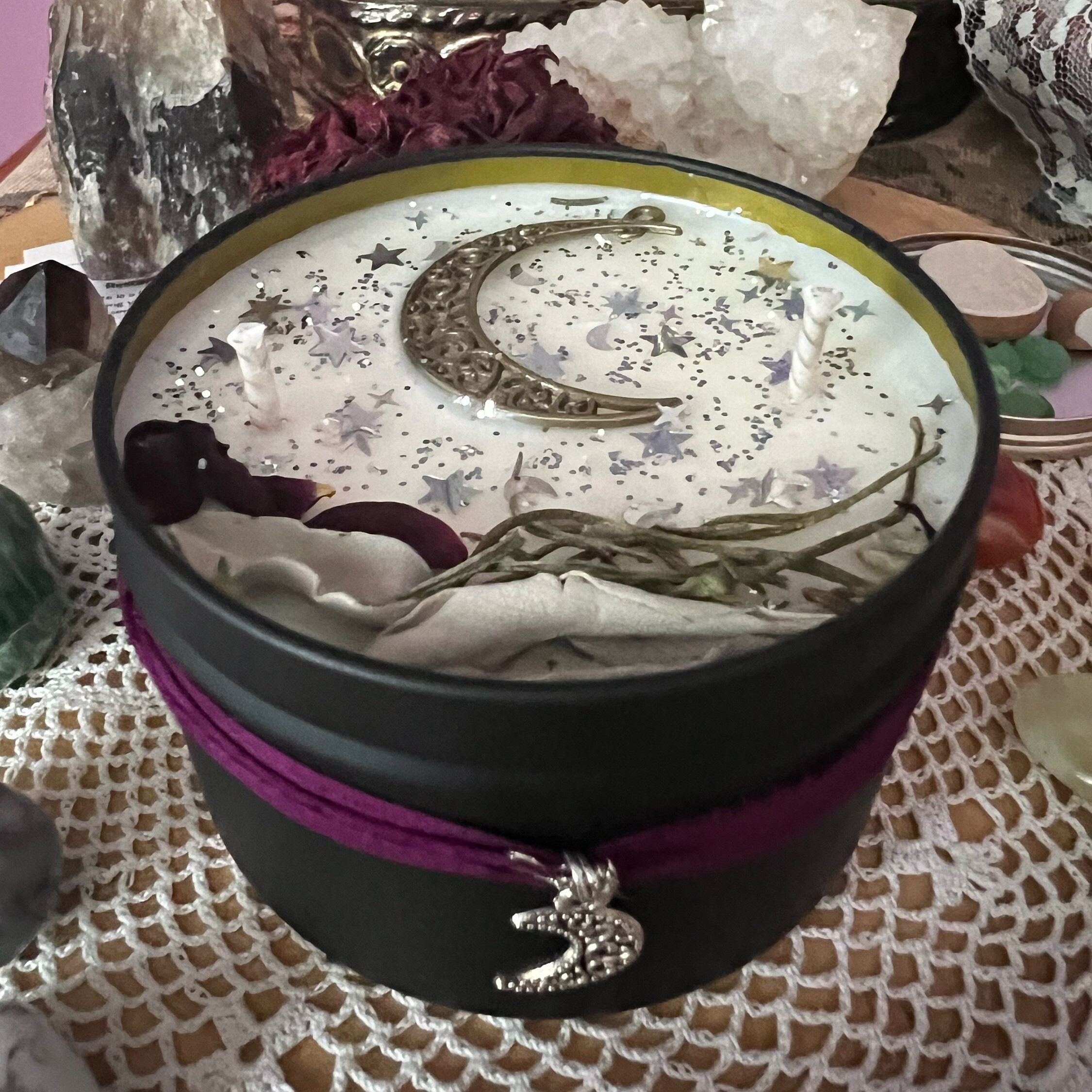 Full Moon Candle/full Moon Ritual/manifestation Candle/spell Etsy