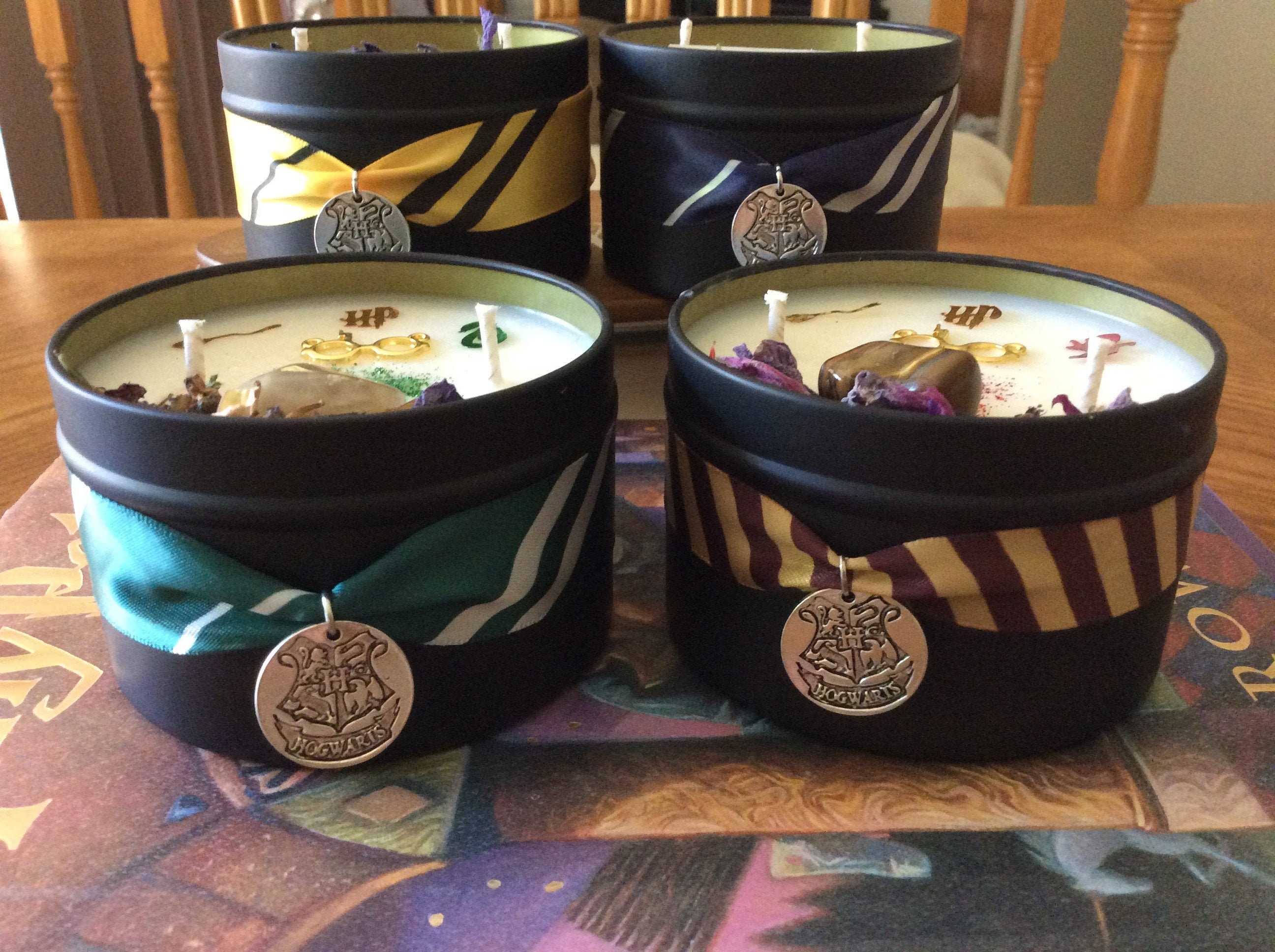 Harry Potter Inspired House Candles/Wizard Candles/Hogwarts Inspired/…