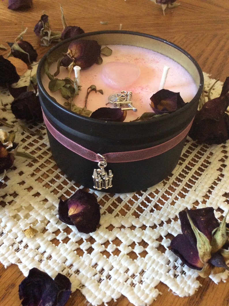 Sleeping Beauty Candle Fairy Tale Themed Candle Storybook Etsy