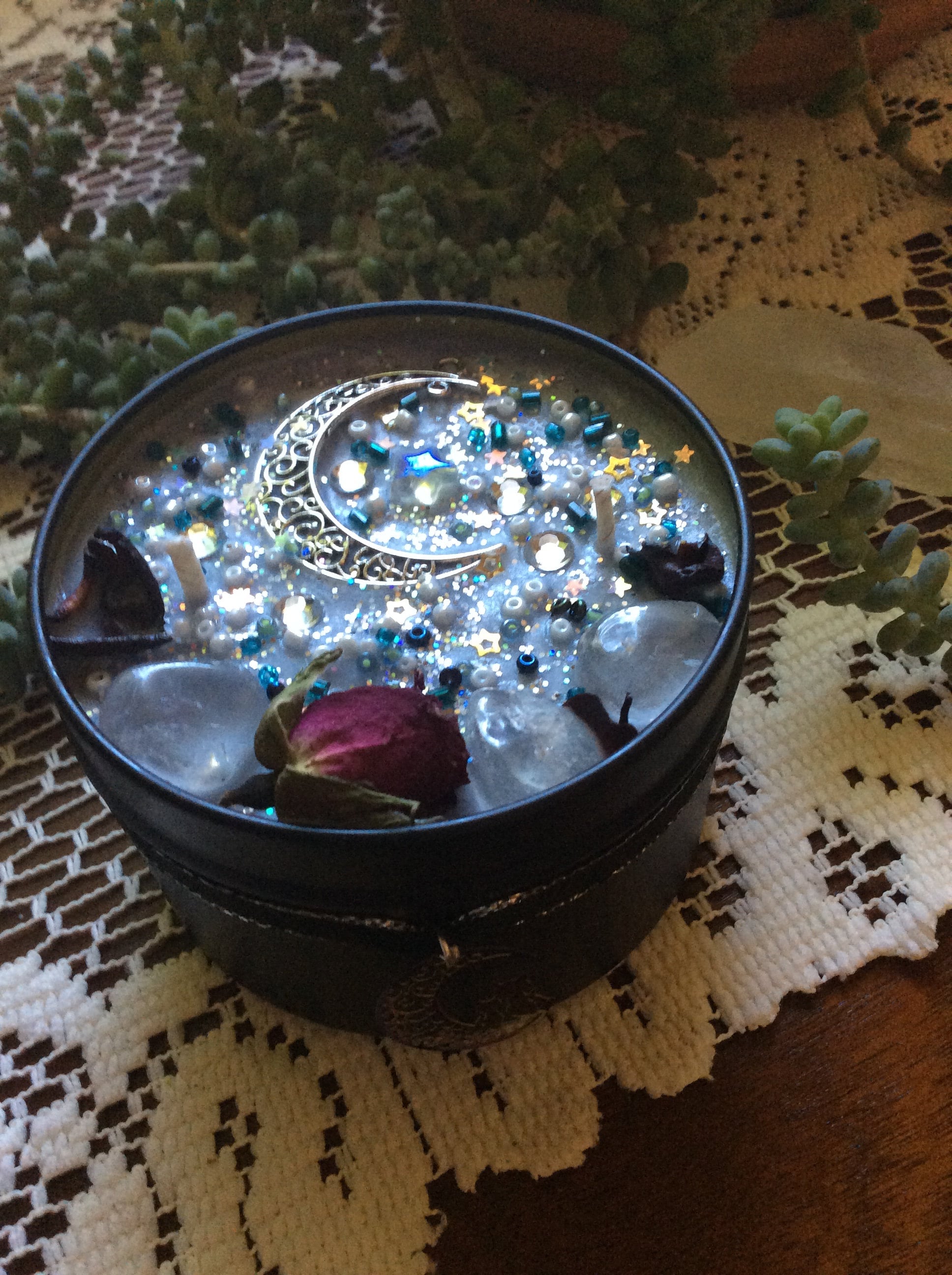 Moon Wishes Manifestation Ritual Candle/full Moon - Etsy