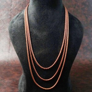 High Quality Copper Chain (1 Piece) 20 to 30 Inches Solid Copper ...