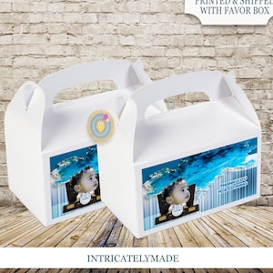 Baby Boss Favor Boxes - Custom Gable Box - Baby Boss Birthday - Printable - Printed - Goodie Boxes