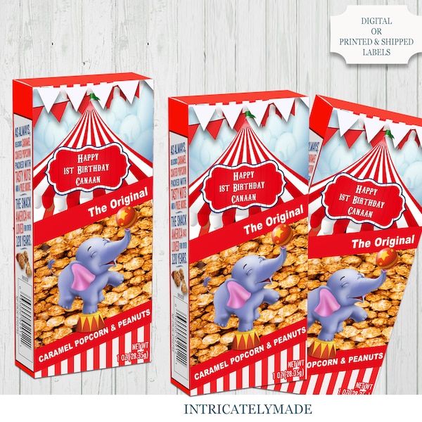 Carnival Party Favor - Carnival Theme - Circus Theme - Cracker Jack - Circus Party - Cracker Jack Prize