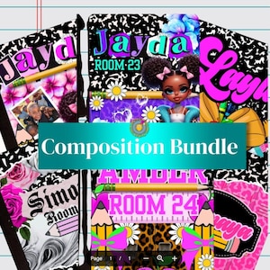 Composition Book | Composition Notebook | Composition Template | Composition Notebook Template