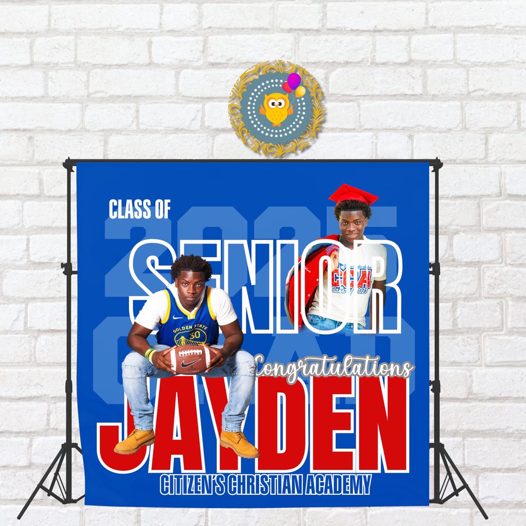 Grade R Graduation Backdrop Sign Backdrop | Graduation Backdrop | Graduation Backdrop Sign | Senior ...