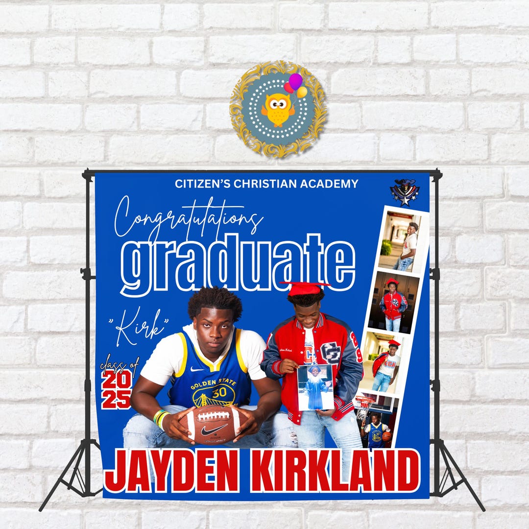 Grade R Graduation Backdrop Sign Backdrop | Graduation Backdrop | Graduation Backdrop Sign | Senior ...