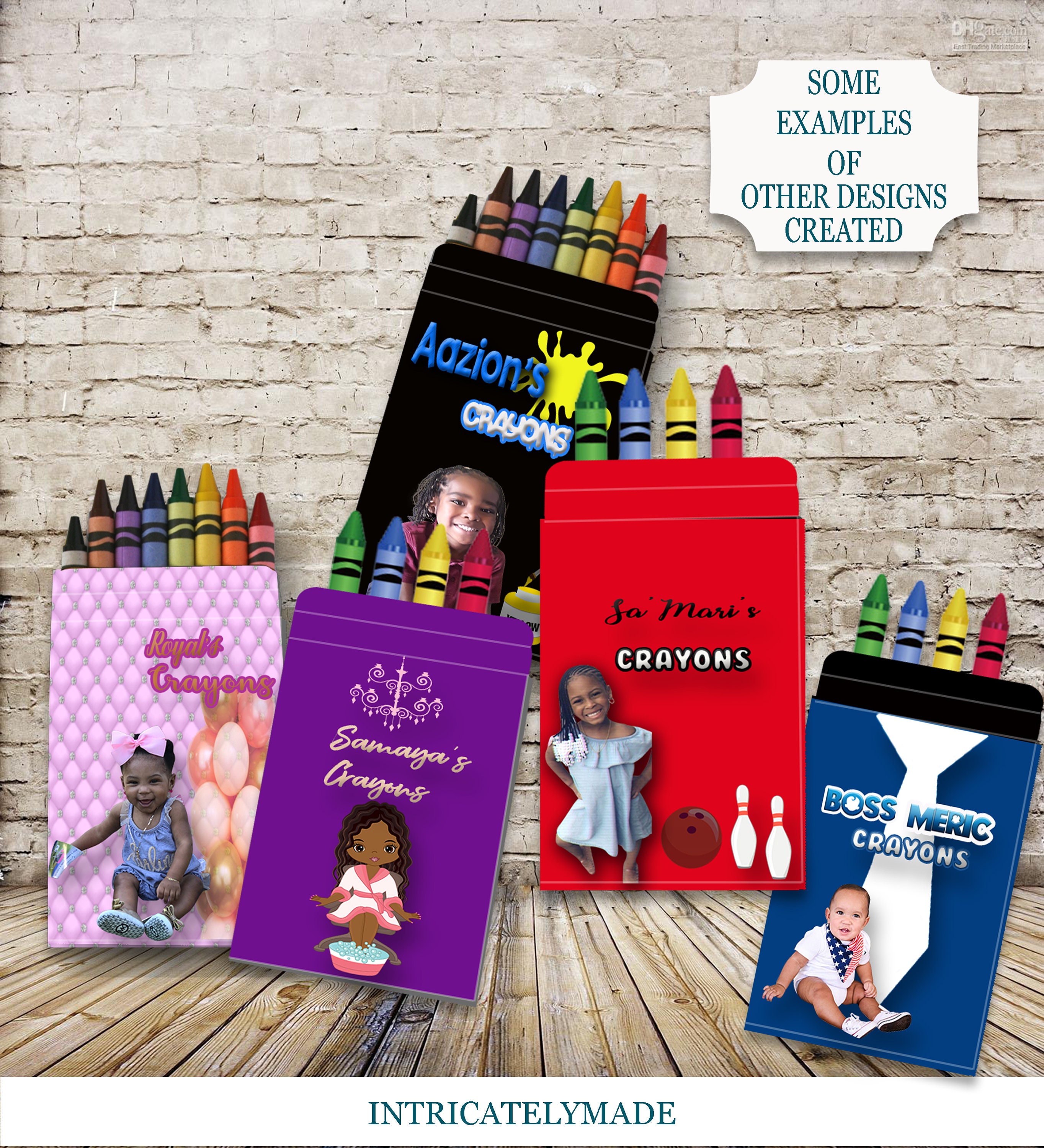 Custom Crayon Boxes Etsy