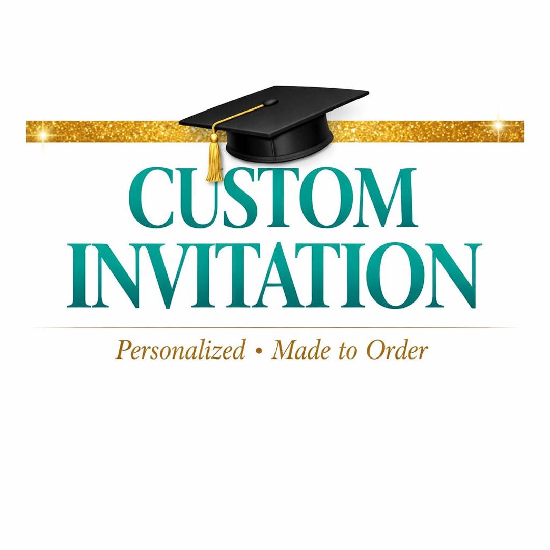 Custom Graduation Invitation | Graduation Invitation | Graduation Party ...