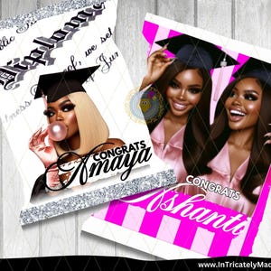 Graduation Chip Bags | Editable Senior Graduate Party Decor | Personalized Treat Party Favors | Digital Download Graduation | The Last Lap