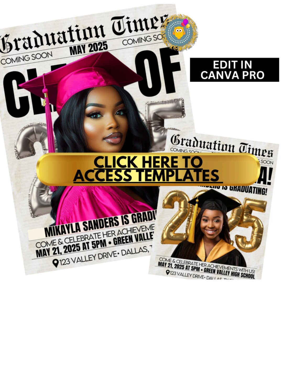 Graduation Media Guide Graduation Templates | Graduation Newspaper | Graduation Memento ...