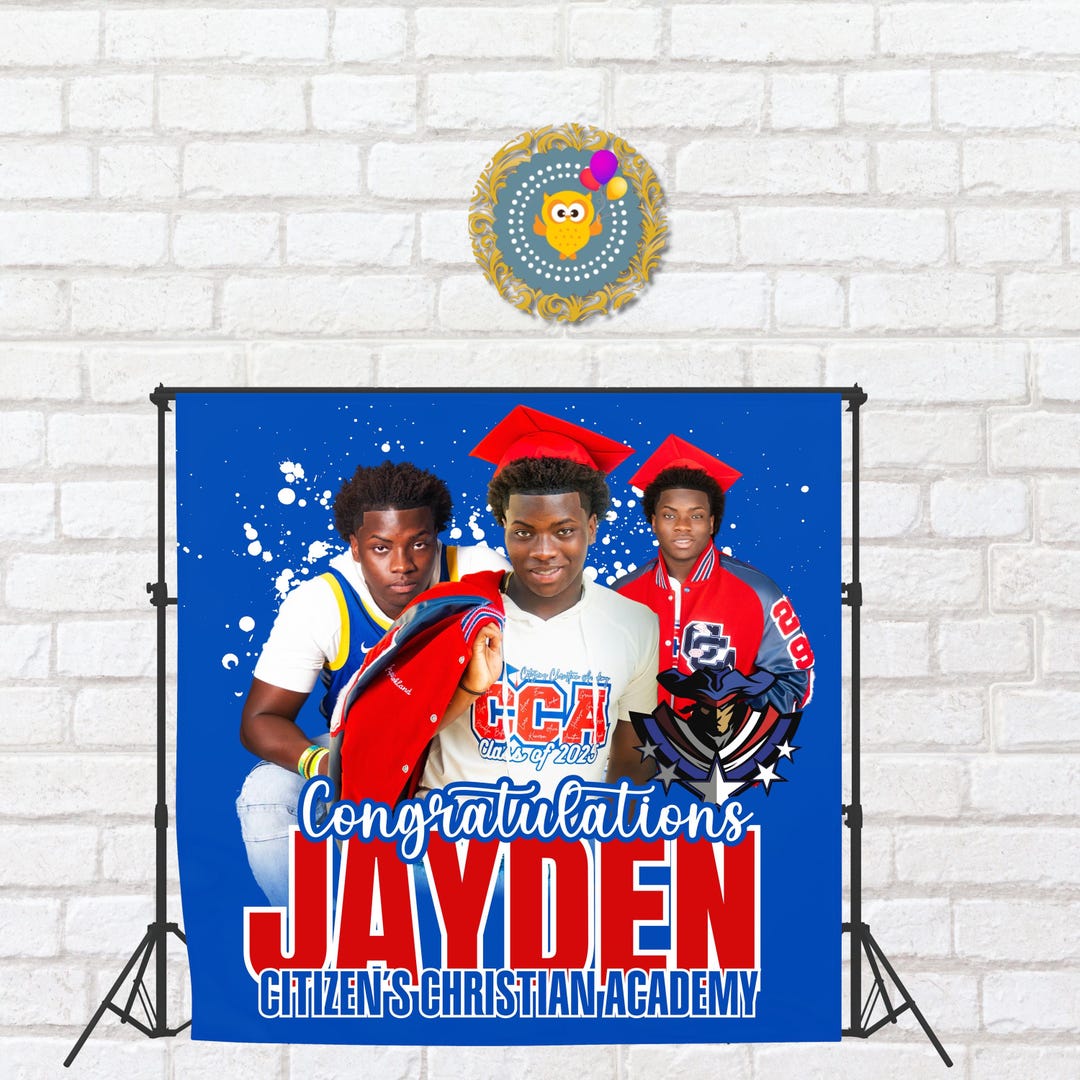 Grade R Graduation Backdrop Sign Backdrop | Graduation Backdrop | Graduation Backdrop Sign | Senior ...