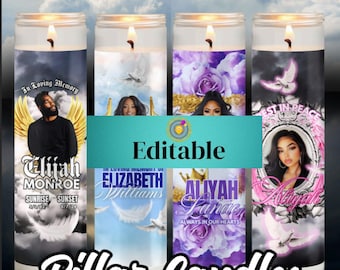 Memorial Candle | Memorial Candle Favors | Memorial Candle Holders | Memorial Candle PNG