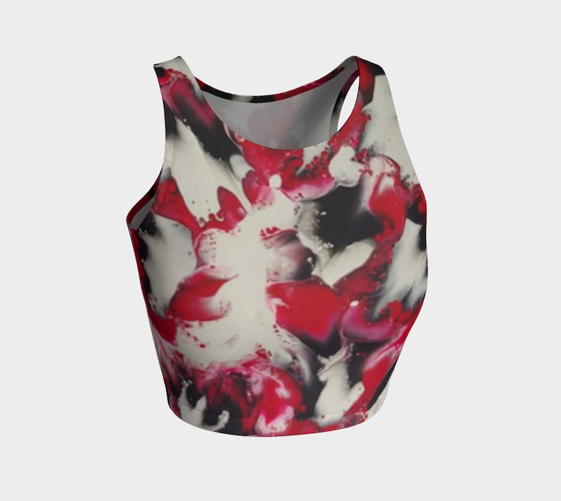 Floral Burst Athletic Top