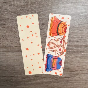 Sweater Weather Bookmark | Autumn Vibes | Cozy Bookmark | Glossy | Book Lover Gift | Double Sided | Stationery | Handmade | Book Worm